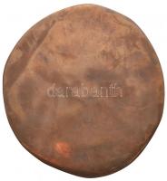 ~1960. Magyar Hajózási Részvénytársaság "MHRT Hűségért - Munkáért" Br plakett (97mm) T:2