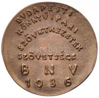 Borsos Miklós (1906-1990) 1986. "Budapesti Könyvipari Szövetkezetek Szövetsége - BNV" Br é...