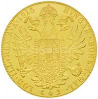 Ausztria 1915. 4D Au "Ferenc József" utánveret dísztokban (14g/0.986) T:PP felületi karc
...