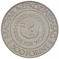 1983. 500Ft Ag "Nők évtizede" PRÓBAVERET T:PP kis oxidáció Csak 50db! R!
Hungary 1983. 50...