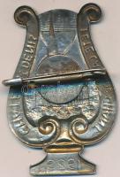 Svájc 1929. "Chatel-St-Denis Énekes Mulatság 1929" fém jelvény. Szign.: Huguenin (32x21mm)...