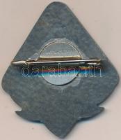 Svájc 1942. "A.S.B.P. Kongresszus - Genf 1942." festett fém jelvény. Szign.: Huguenin (29x...