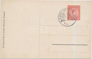 Budapest I. Királyi vár, gőzhajó, So. Stpl