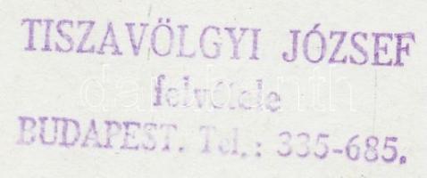 cca 1954 Budapest, munkásgyűlés a remízben, pecséttel jelzett fotó, 13x18 cm