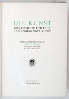 Die Kunst. Monatshefte für freie u. angewandte Kunst, Jahrg. 33.  München, 1918, F. Bruckmann /Art b...