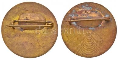 1979. "Közös Űrrepülés - 1979" hidegzománcozott fém jelvény (30mm) + 1980. "Közös Űrr...