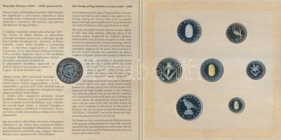 2008. 1Ft-100Ft 7klf db + Mátyás denár Ag fantáziaverete "Reneszánsz emlékév" dísztokos sz...