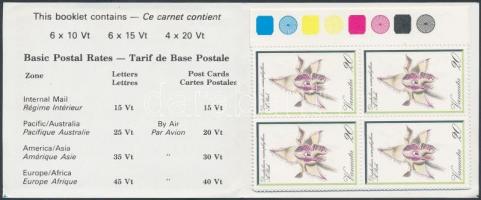 1982 Orchidea bélyegfüzet Mi 623-625