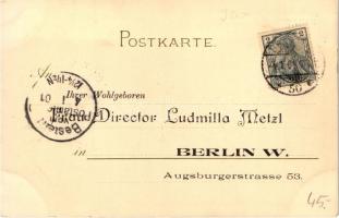 Segel-Sport. Turnfest, Leipzig, Meissner & Buch Künstler-Postkarten Serie No. 1070 'Deutsch...