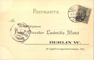 Fecht-Sport. Turnfest, Leipzig, Meissner & Buch Künstler-Postkarten Serie No. 1070 'Deutsch...