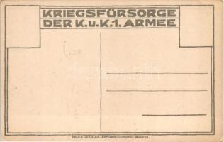 1918 Armee Volksfest; Kriegsfürsorge der K.u.K. 1. Armee, Druck und Verlag Lehmann / WWI Austro-Hung...