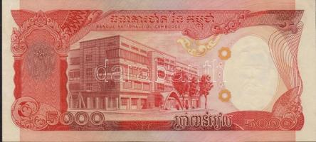 Kambodzsa 1973. 5000R ki nem adott bankjegy T:I