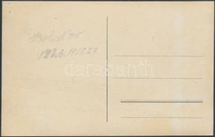 1926. augusztus 27. Kerékpár verseny (tandem és szóló kerékpár vegyesen), fotólap, feliratozva, 9x14...