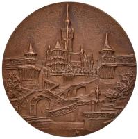 Madarassy Walter (1909-1994) DN "Budapest Főváros Tanácsa / Halászbástya" Br emlékérem (71mm) T:2,2-