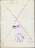 cca 1950 A Magyar Közlekedési Alkalmazottak Szabad Szakszervezete Pásztor Imréről elnevezett üdülőte...