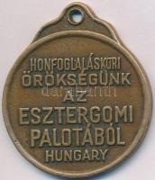 DN "Honfoglalás-kori örökségünk az esztergomi palotából Hungary" Br emlékérem (41mm) T:2