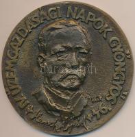 1994. "IV. Üzemgazdasági Napok Gyöngyös '94 - Hensch Árpád" Br emlékérem eredeti tokban. Szign.:LGY (79mm) T:1-