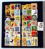 Több, mint 450 db különféle külföldi gyufacímke (szovjet-orosz, finn, kínai, cseh, arab, stb.), 8 la...