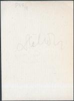 cca 1970 Drahota Andrea (1941) Jászai Mari-díjas színésznő aláírt portréja a FŐFOTÓ színészalbumából...