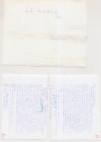 1963 Budapest este és éjjel (közlekedés, neon reklámok, életképek, autók) 7 db feliratozott sajtófot...