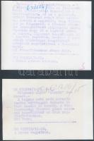 1963 Budapest este és éjjel (közlekedés, neon reklámok, életképek, autók) 7 db feliratozott sajtófot...