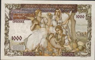 Szerbia/német megszállás 1941. 1000D T:I