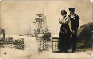 Sailors with lady (fa)
