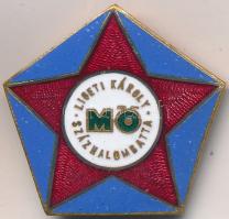 ~1980. "Ligeti Károly - Százhalombatta" munkásőr csapatjelvény (29mm) T:2