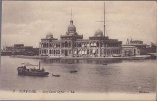 Port Said, Suez Canal office (cut)