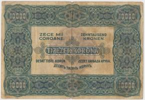 1920. 10.000K "Orell Füssli Zürich" piros sorozat- és sorszámmal T:III,III-