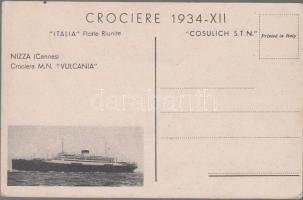 Nice, Nizza; Crociera M.N. "Vulcania"