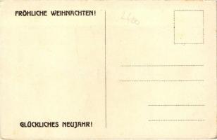 1909 Weihnachten, Neujahr; Feldjäger Bataillon / K.u.K. army, Christmas and New Year greeting s: Lud...