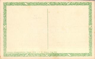 1914 Künstler Kriegspostkarten Mappe 12594. / WWI Military propaganda, made in Germany, Import und e...