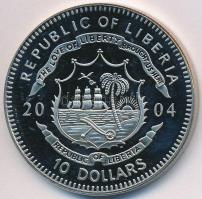 Libéria 2004. 10$ "Szabadság pillanatai - Jean d'Arc 1429" multicolor T:PP ujjlenyoma...