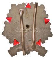 ~1970. "Járőrparancsnok" ezüstözött, zománcozott jelvény (37-38,5mm) T:2