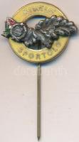 ~1970-1980. "Kiváló sportoló" zománcozott fém jelvény (17x21mm) T:2
