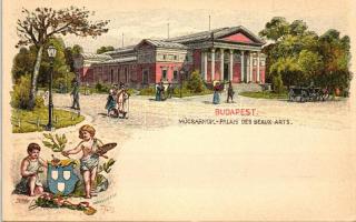 1896 Ezredéves Országos Kiállítás - 11 db megíratlan, 2 Kr díjjegyes képeslap a kiállítás alkalmából...