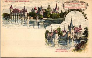 1896 Ezredéves Országos Kiállítás - 11 db megíratlan, 2 Kr díjjegyes képeslap a kiállítás alkalmából...