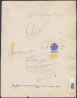 cca 1930 Bp. VI. Teréz körút, "Ez Hollywood!", a Décsi Mozi(ma Művész Mozi) plakátokkal dí...