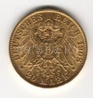 Német Császárság/Poroszország 1908A 20M Au 7,965g T:1/2