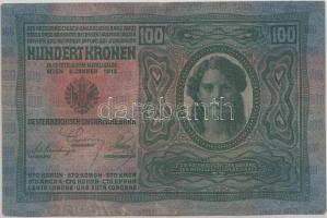 1912. 100K csehszlovák bélyeggel T:III