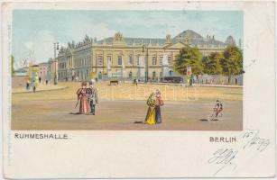 1899 Berlin, Ruhmeshalle, litho (small tear)