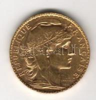 Franciaország 1904. 20Fr Au 6,4516g "Kakas" T:1/2