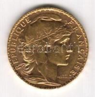 Franciaország 1911. 20Fr Au 6,4516g "Kakas" T:1/2