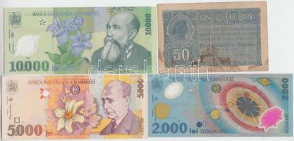 Románia 17db-os vegyes bankjegy tétel T:I-,II-,III Romania 17pcs of banknotes C:AU,VF,F