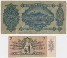 1930. 20P + 100P + 1936. 10P + 1939. 5P + 1941. 20P T:I-,II,III,III-