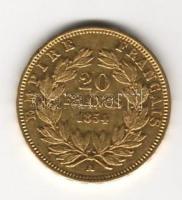 Franciaország 1854A 20Fr "III.Napoleon" Au 6,4516g  T:2/3+