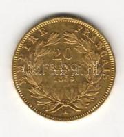 Franciaország 1855A 20Fr "III.Napoleon" Au 6,4516g  T:2/3+
