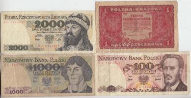 Lengyelország 14db-os vegyes bankjegy tétel T:vegyes
Poland 14pcs of banknotes C:mixed