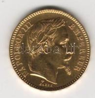 Franciaország 1866BB 20Fr "III.Napoleon" Au 6,4516g  T:1/2